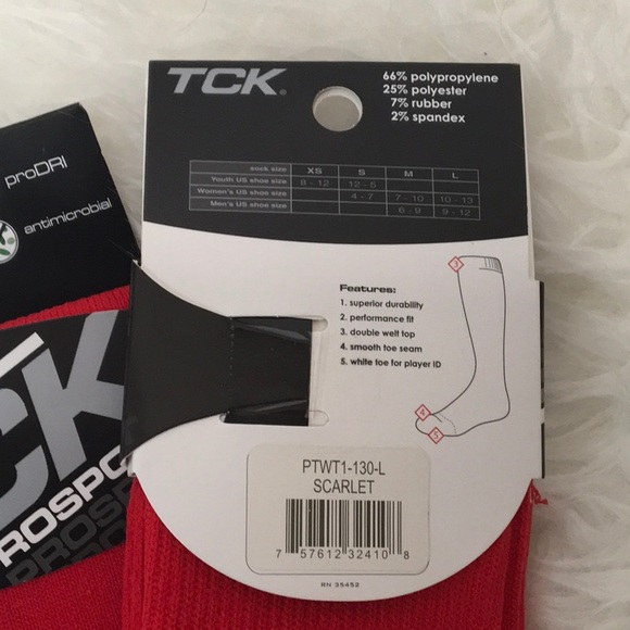 NWT TCK baseball socks. Men’s size Large - Picture 3 of 3